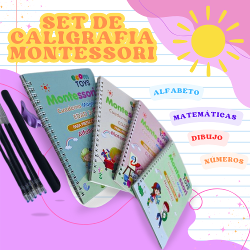 SET DE CALIGRAFIA MONTESSORI