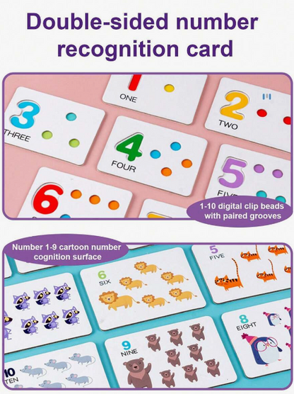 JUEGO DE MATEMATICAS MONTESSORI PARA NIÑOS