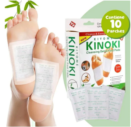 PARCHE KINOKI PARA PIE DESINTOXICANTE SUPER OFERTA PACK 3x1 🔥🔥