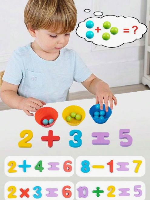 JUEGO DE MATEMATICAS MONTESSORI PARA NIÑOS